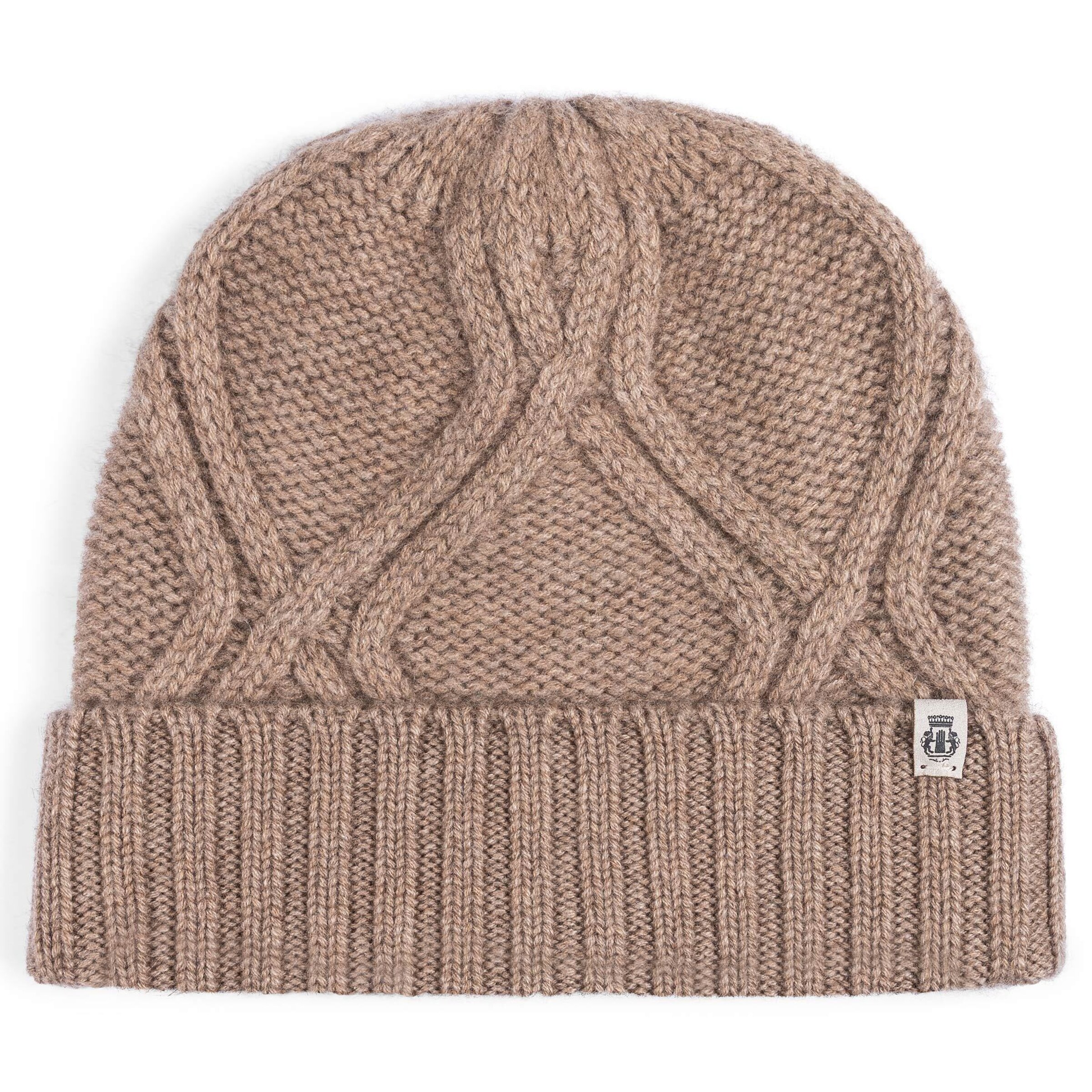 Berretto 'DIAMOND CASHMERE' di Roeckl in beige: frontale