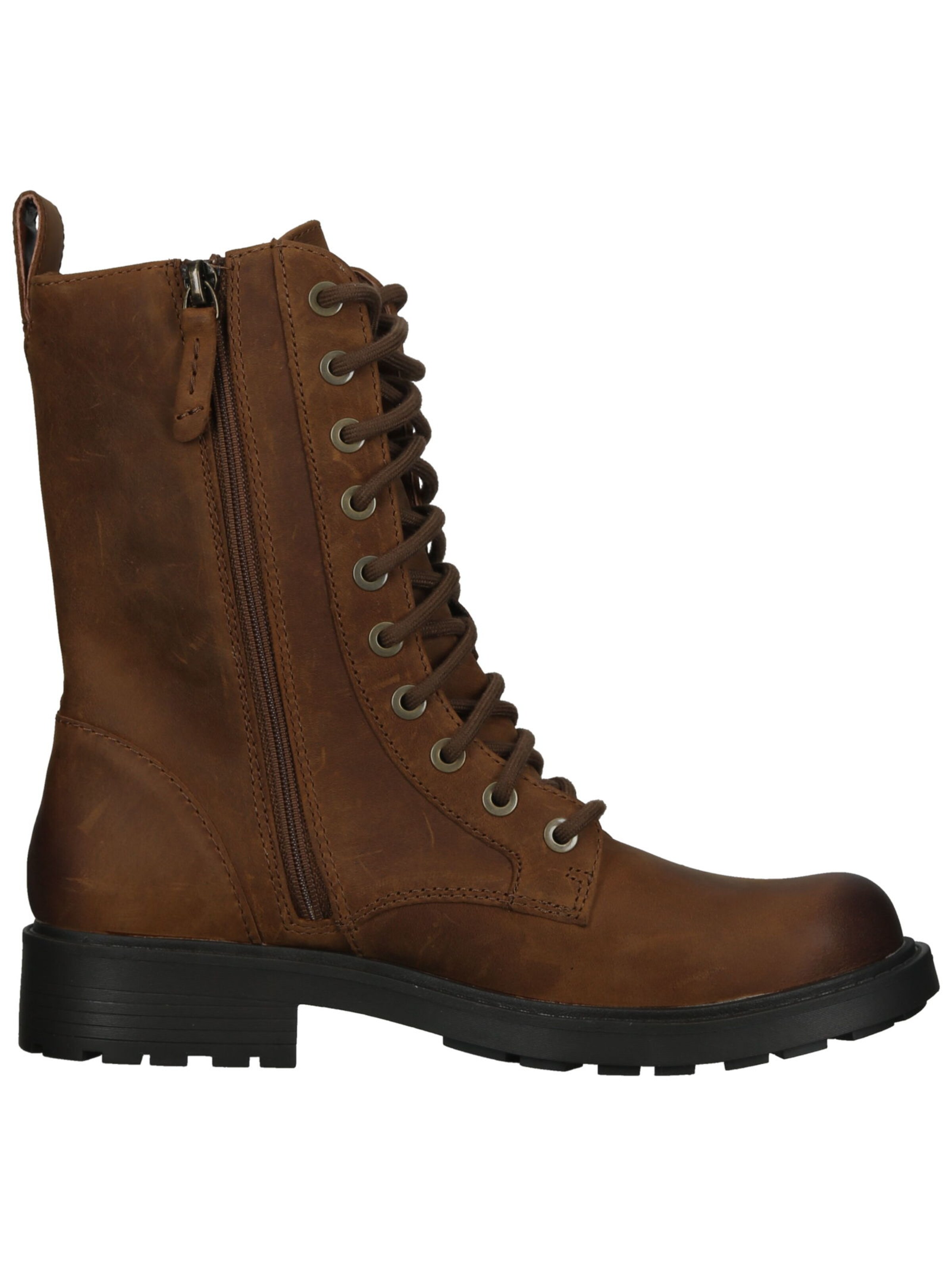 CLARKS Schnürstiefelette in Braun