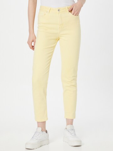 ONLY Slimfit Jeans 'Emily' i gul: forside