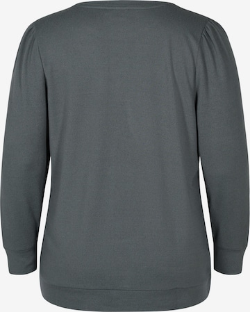 Zizzi Pullover 'LUCCA' in Grau