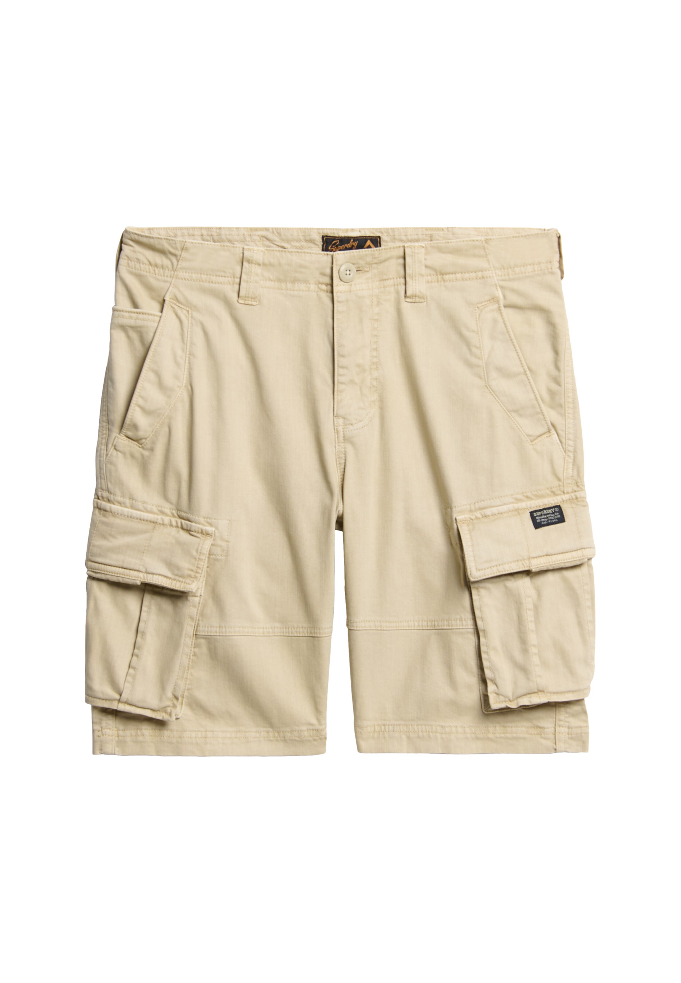 Pantalon cargo 'Core' Superdry en beige : devant