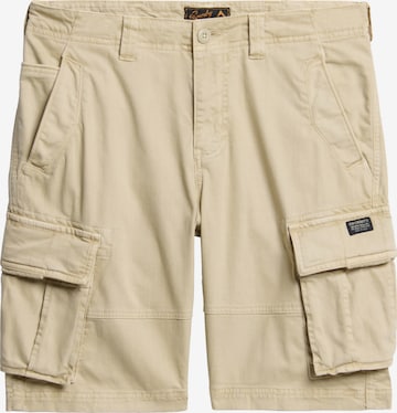 Pantalon cargo 'Core' Superdry en beige : devant