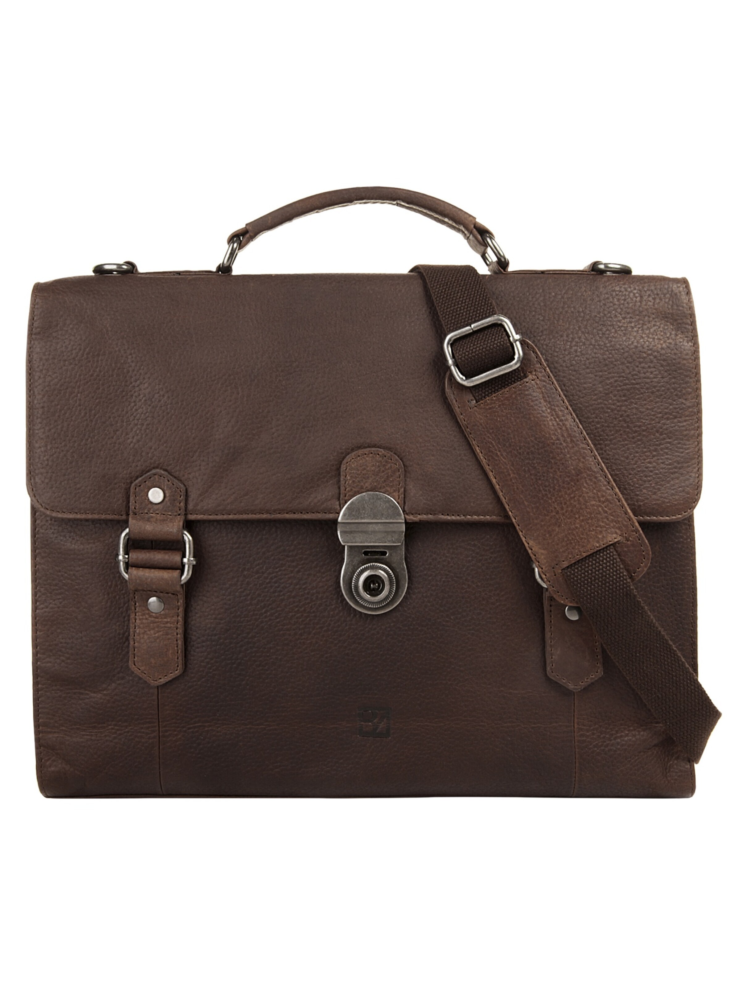 BODENSCHATZ Briefcase in Brown: front