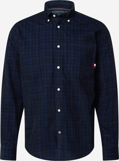 Marškiniai 'Tartan' iš TOMMY HILFIGER, spalva – mėlyna / juoda / balta, Prekių apžvalga