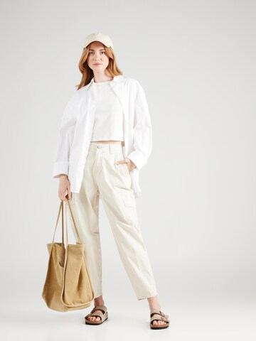 s.Oliver - Tapered Pantalón en beige