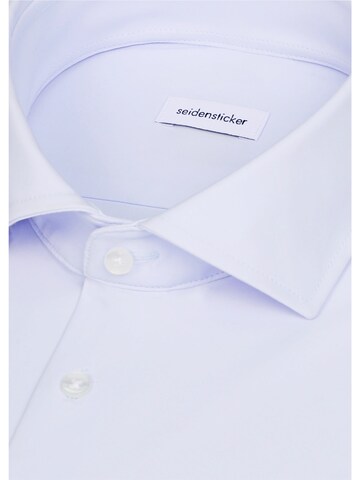 SEIDENSTICKER Slim Fit Hemd in Blau