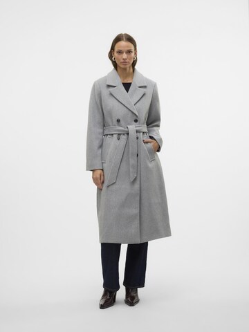 VERO MODA Wintermantel 'NORR' in Grau: Vorderseite