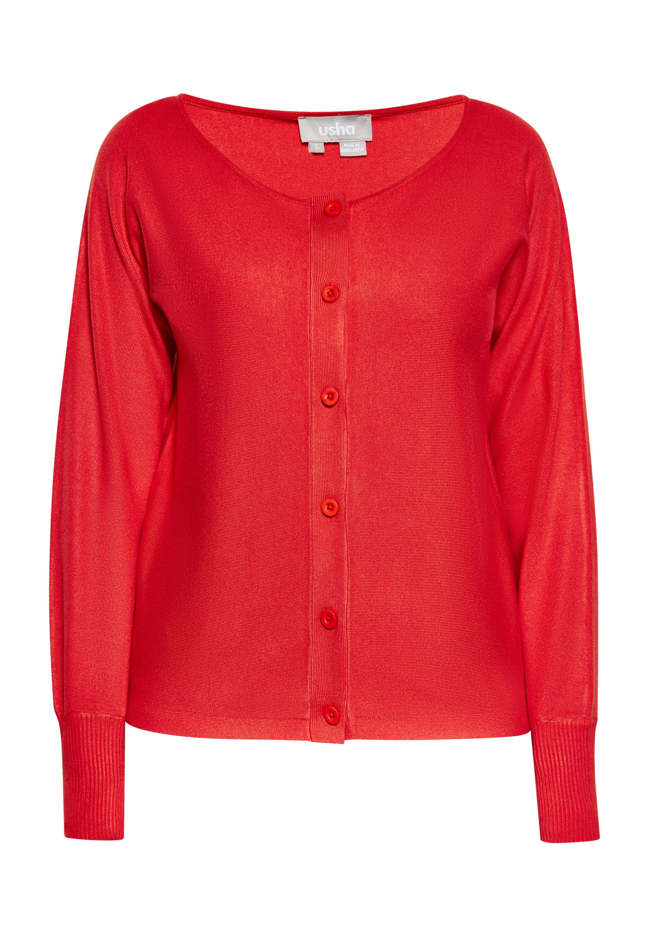 Usha Strickjacke in Rot: Vorderseite