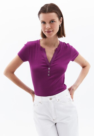 T-shirt OXXO en violet : devant