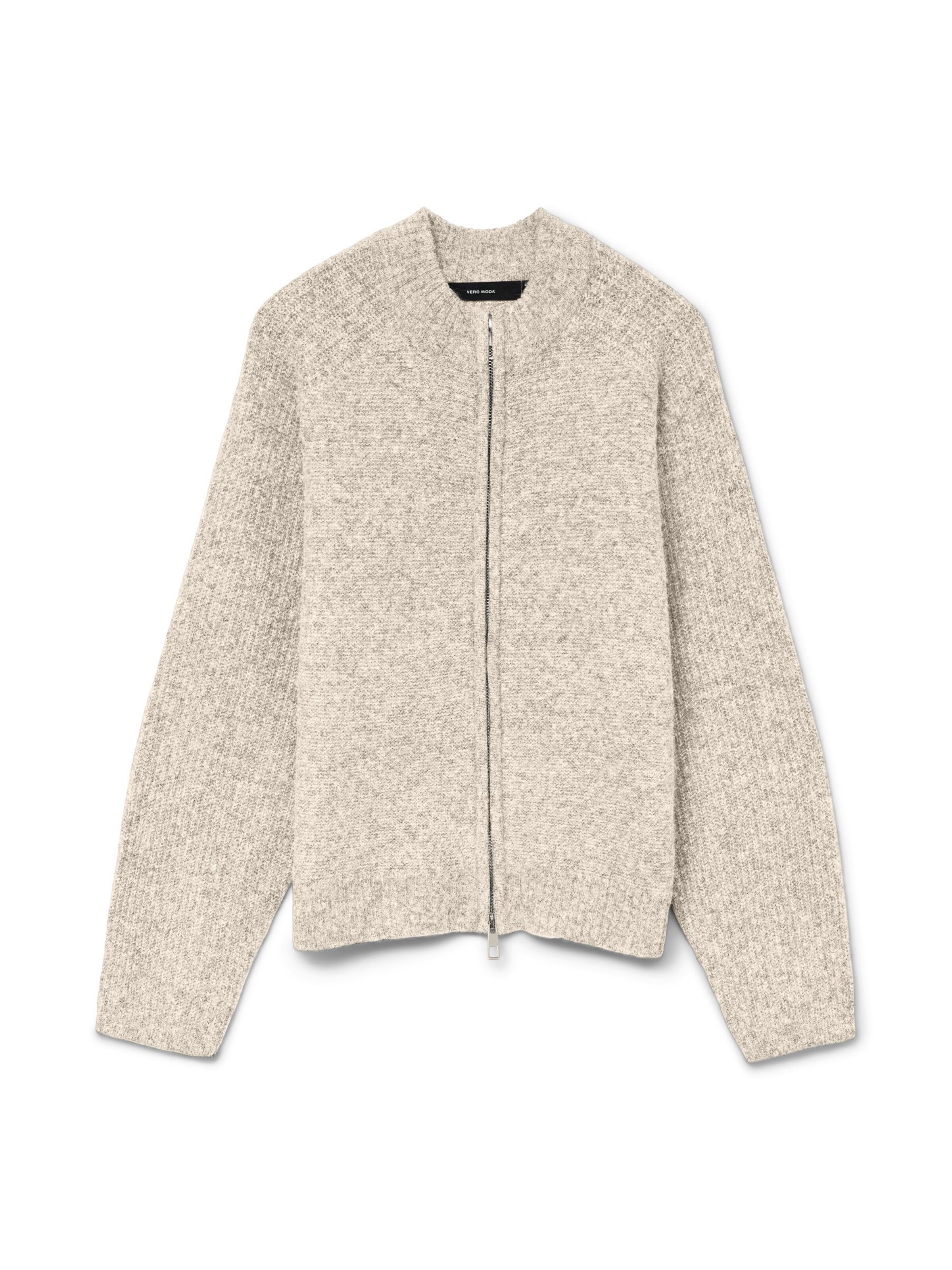 VERO MODA Gebreid vest 'BANG ' in Beige: voorkant