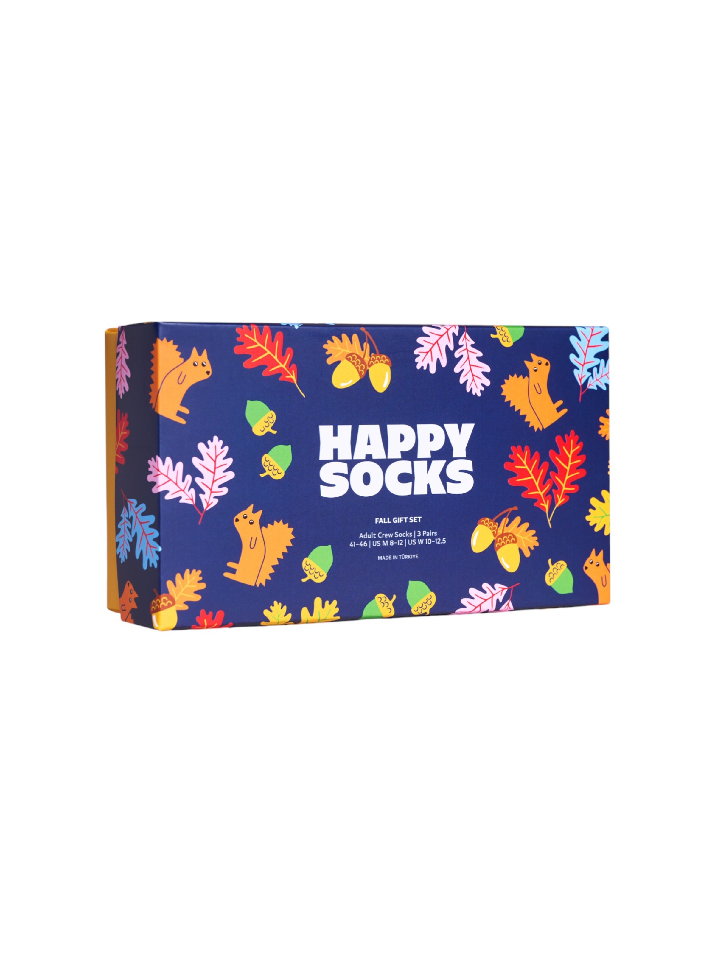 Happy Socks Socks '3-Pack Fall Socks Gift Set' in Black
