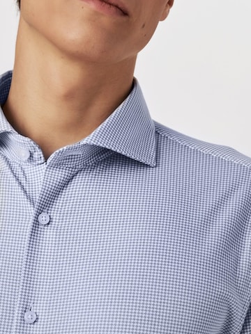 Coupe slim Chemise DESOTO en bleu