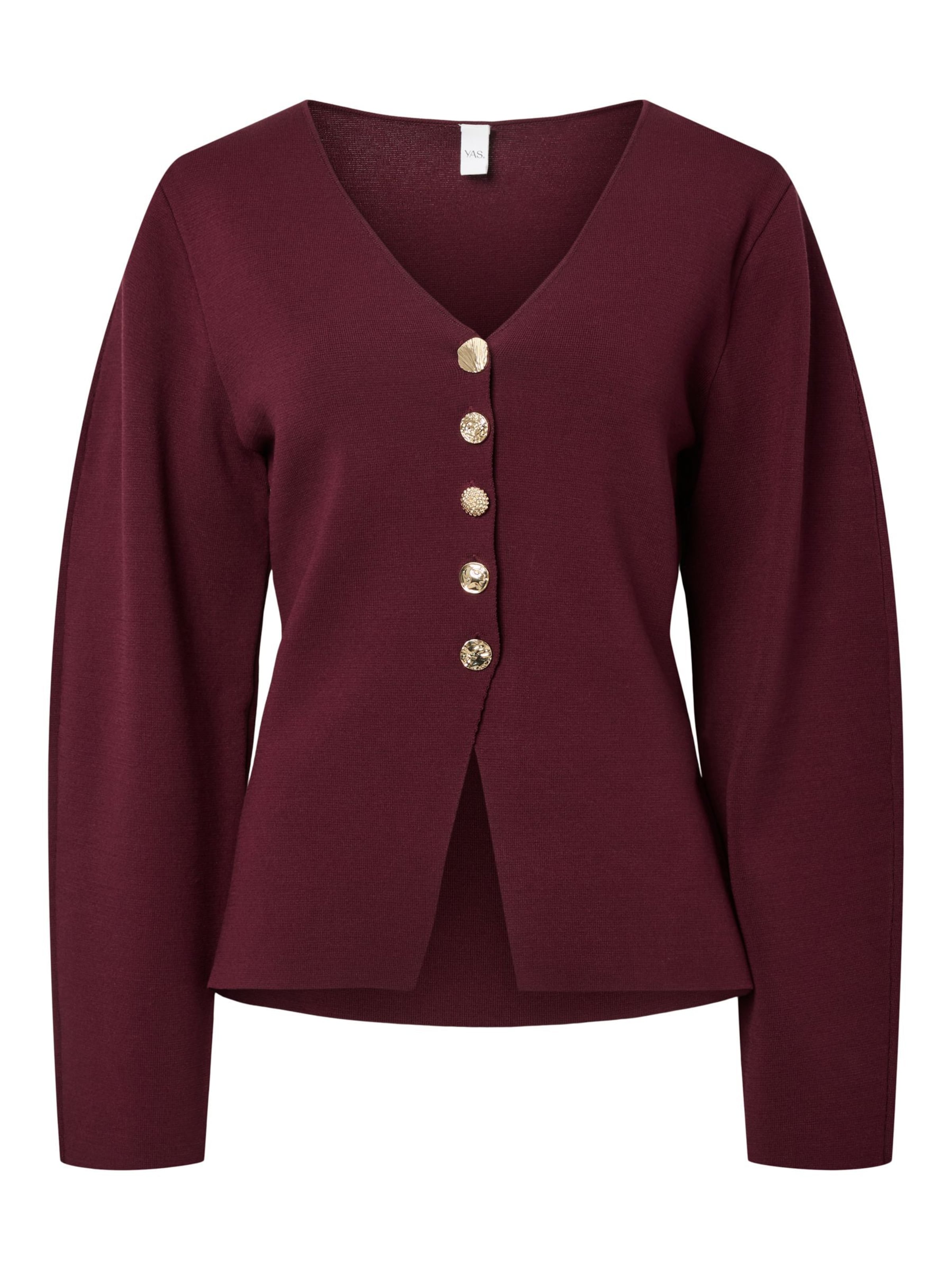 YAS Cardigan 'YASMikkala' i rød: forside