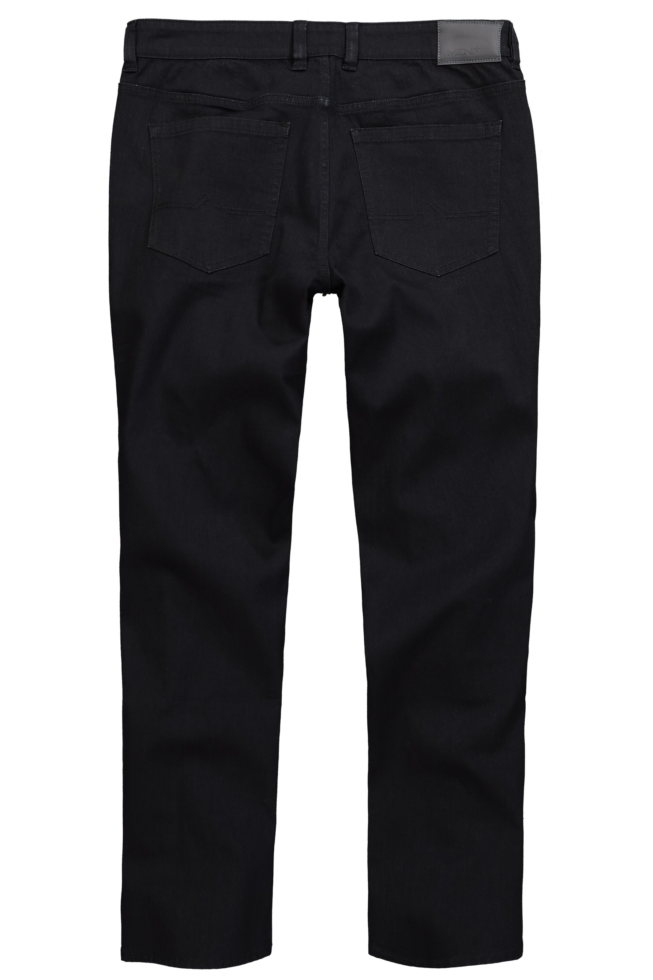 Men Plus Regular Jeans in Black