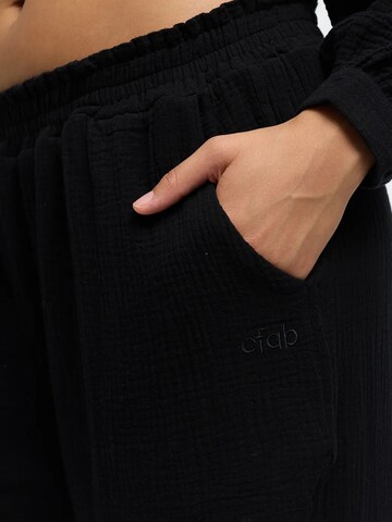cfab Baggy Trousers 'Musselin Pants' in Black