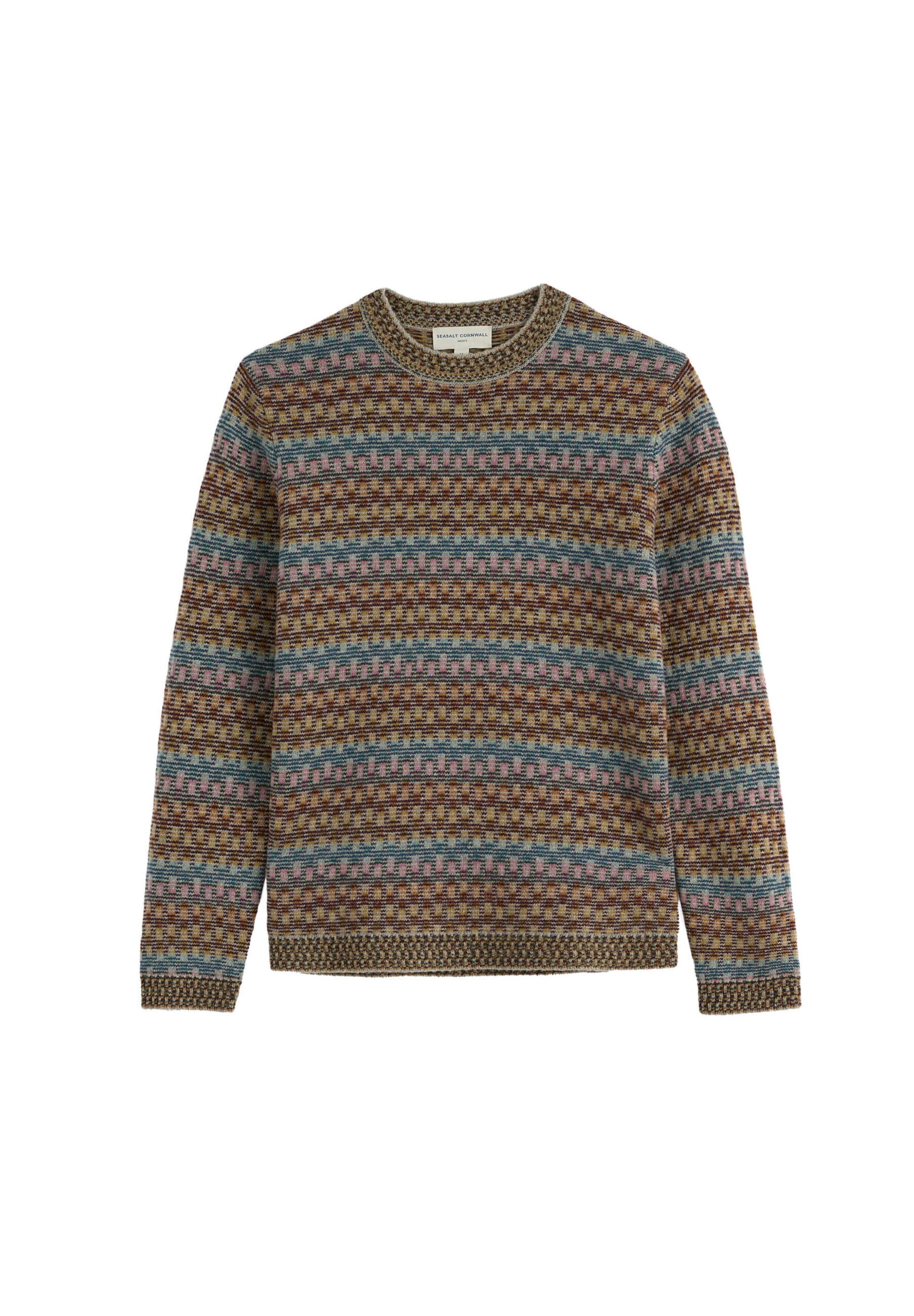 Seasalt Cornwall Sweater 'Hevva' in Blue: front