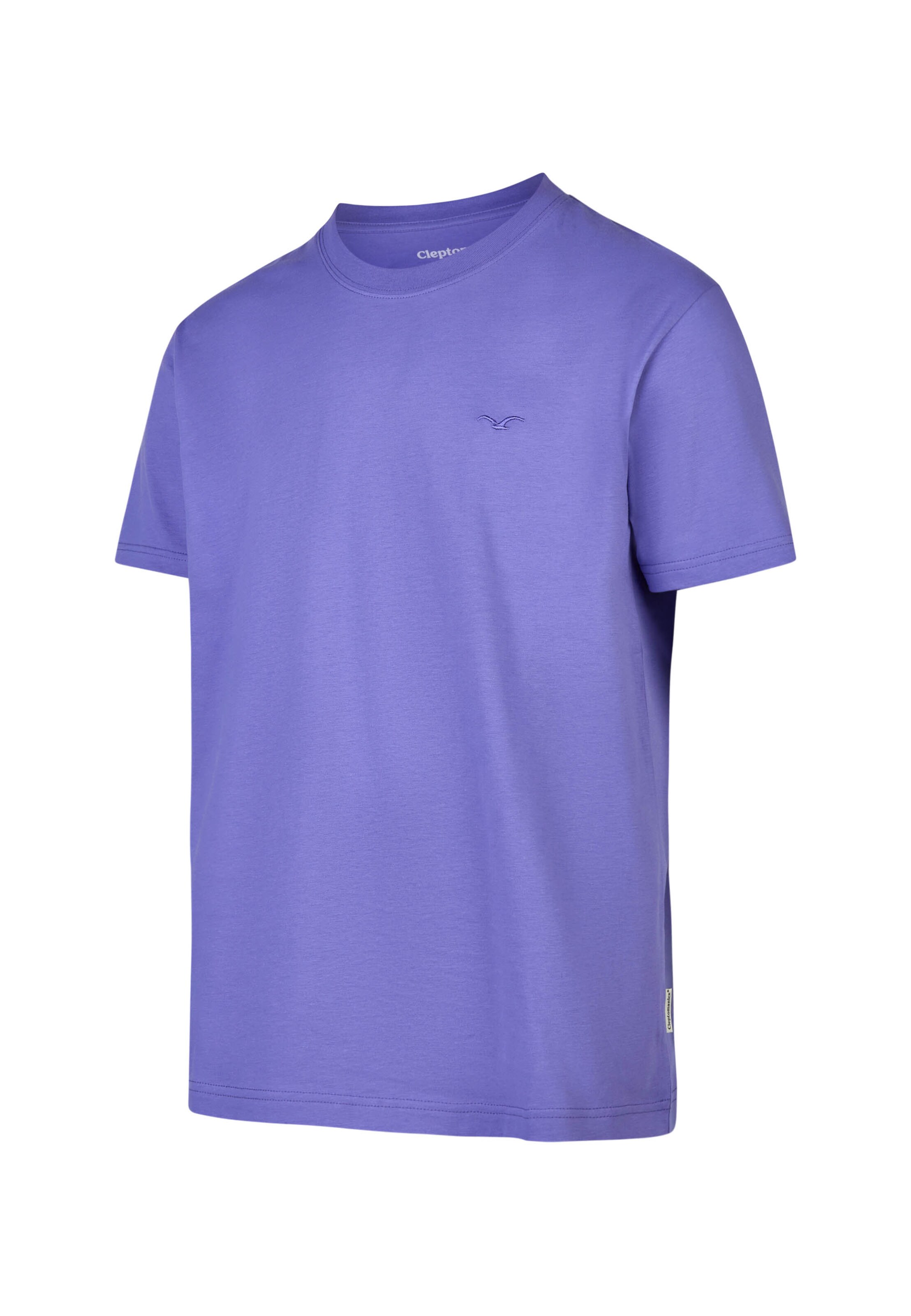 Cleptomanicx Shirt 'Ligull Stripe' in Purple