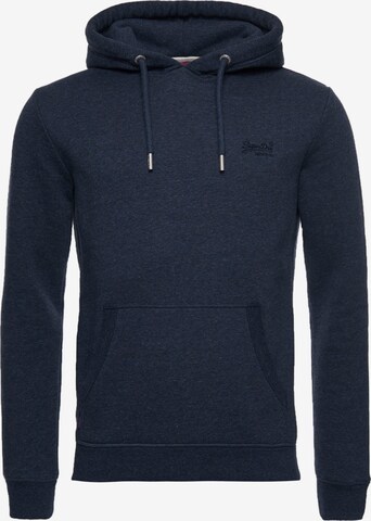 Superdry Sweatshirt in Blue: front