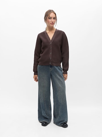 OBJECT Knit Cardigan in Brown
