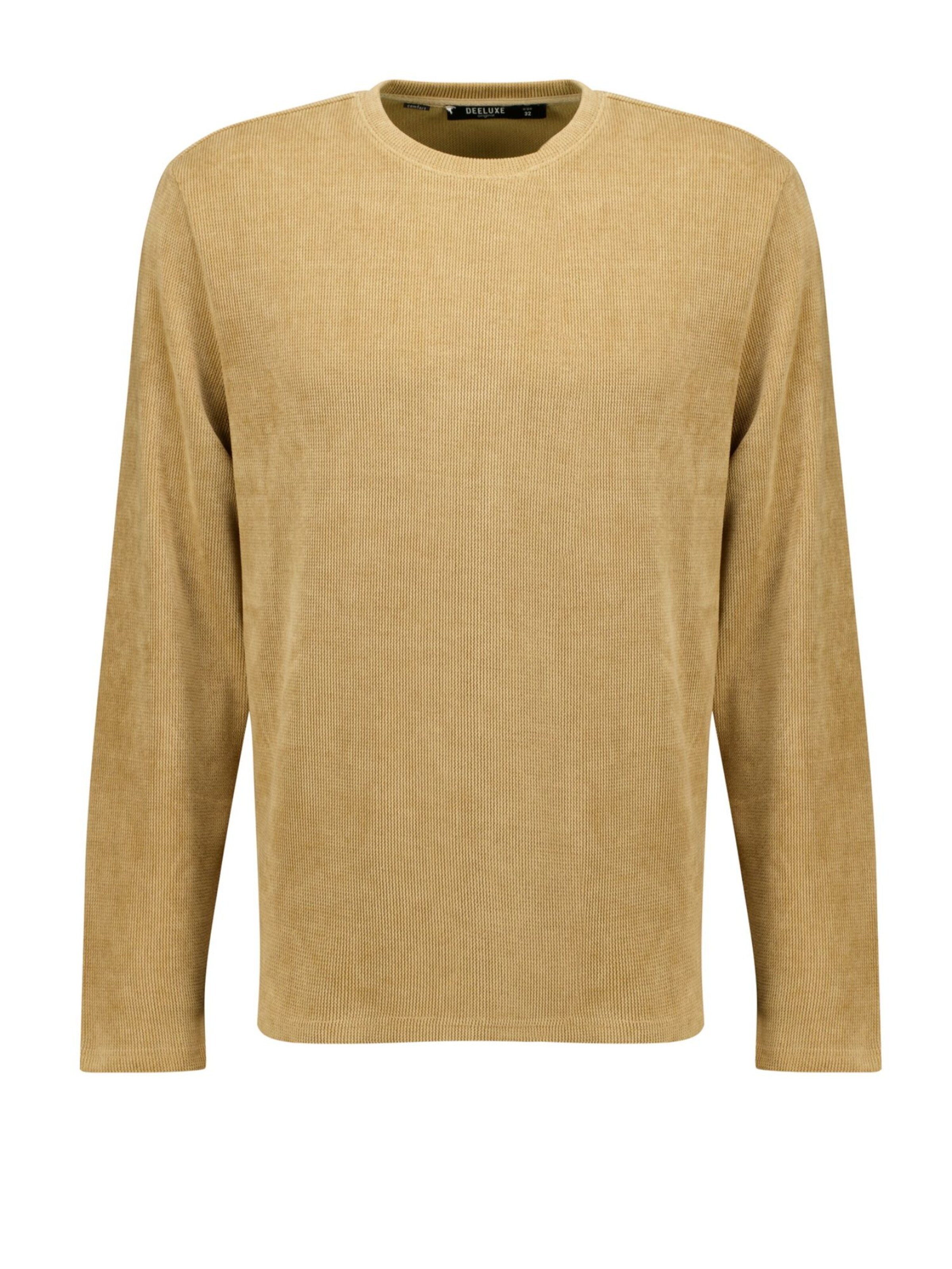 T-Shirt Deeluxe en beige : devant