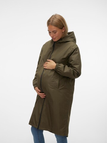 Vero Moda Maternity Tussenmantel 'FIESTALOA' in Groen: voorkant