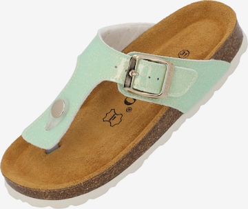 Sandalo 'Kos G Sparkle' di Palado in verde: frontale