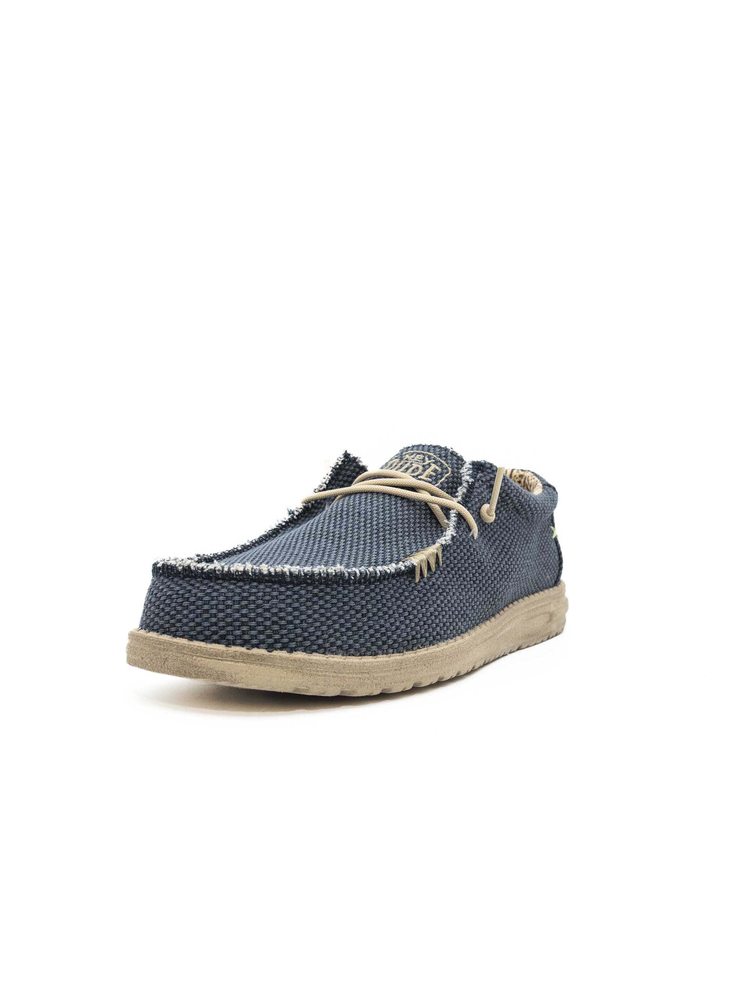 HEY DUDE Mokassin 'Wally' in Blau: Vorderseite