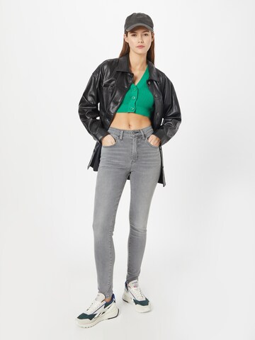 LEVI'S ® Skinny Jeans '721 High Rise Skinny' in Grau