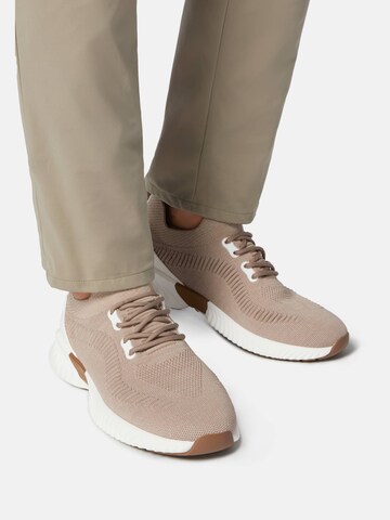 Boggi Milano Sneakers laag in Beige: voorkant