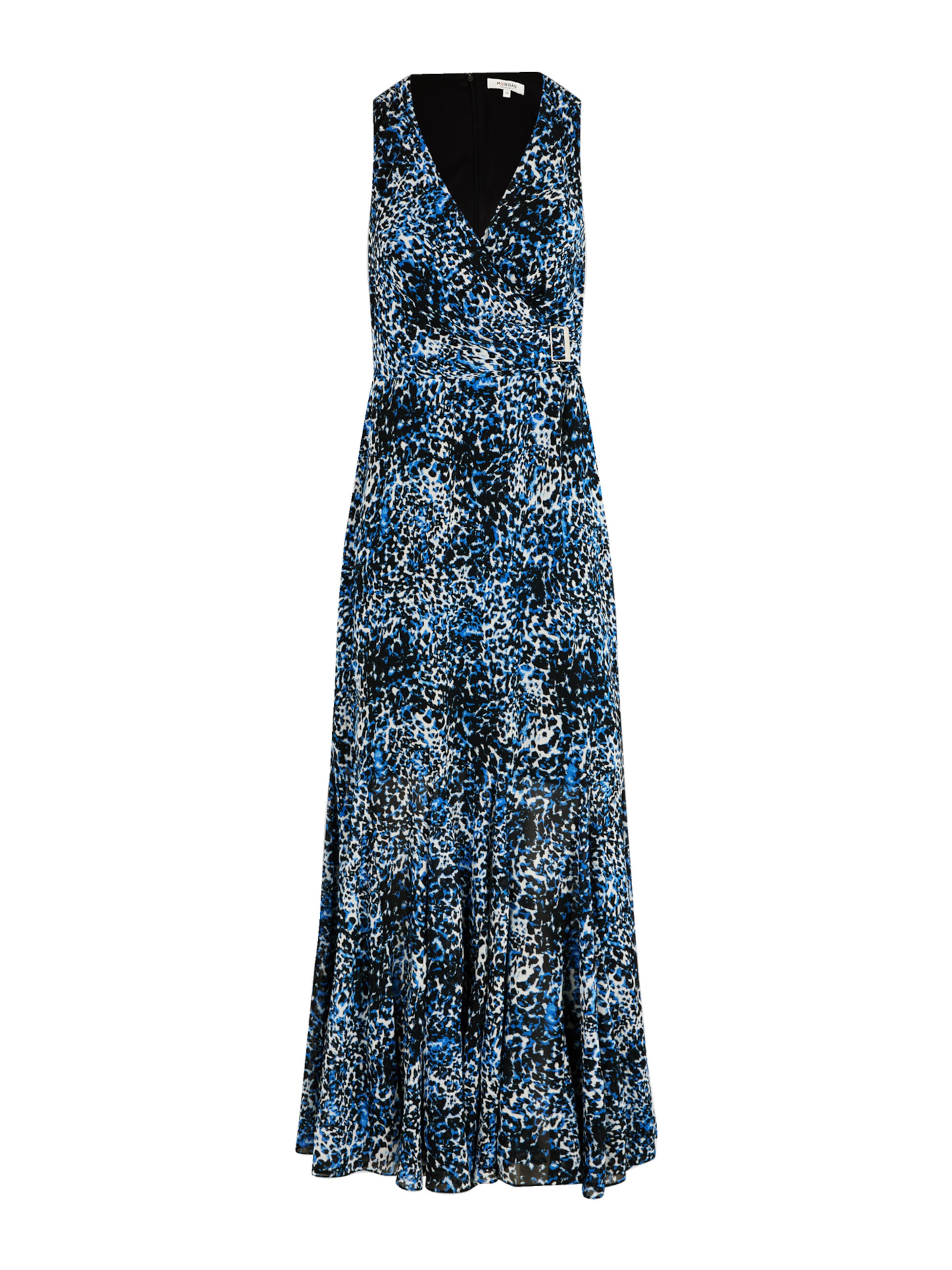 Morgan - Vestido de noche en azul: frente