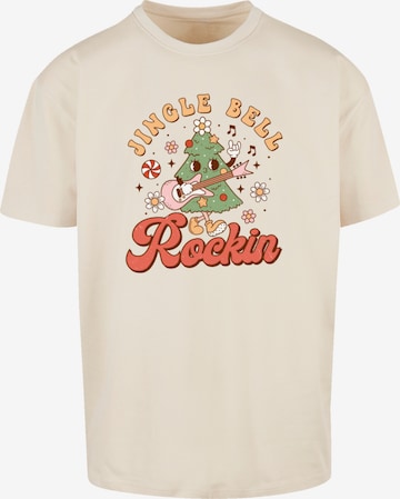 F4NT4STIC Shirt 'Jingle Bell Rockin Christmas' in Beige: front