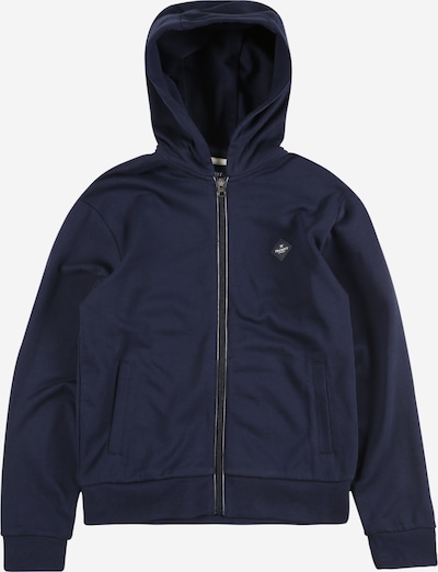 Hackett London Zip-Up Hoodie in Navy / White, Item view