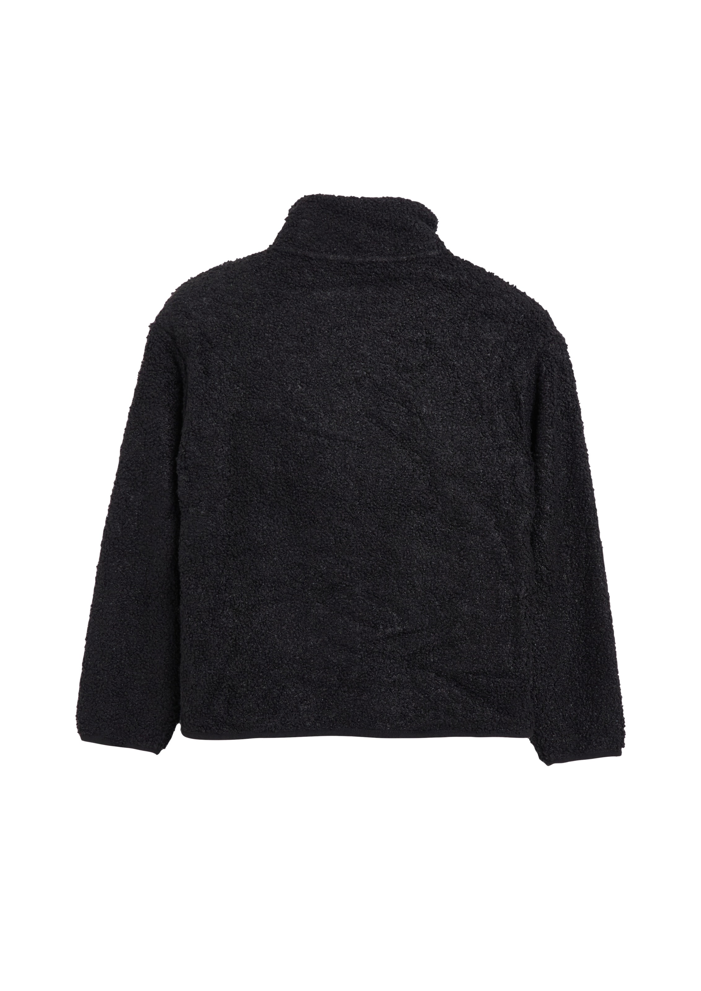 s.Oliver Fleece jas in Zwart: terug