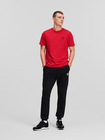 Karl Lagerfeld Shirt ' Ikonik ' in Rood