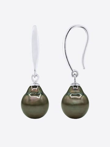 Boucles d'oreilles 'Rapanu' Ateliers Saint Germain en gris
