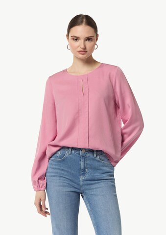 comma casual identity Blouse in Roze: voorkant