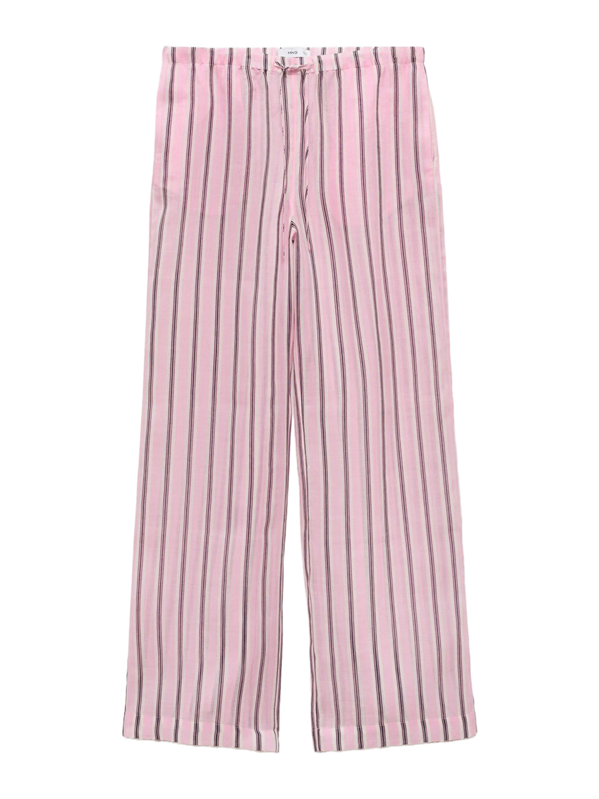 MANGO Trousers 'COMBA' in Navy / Rose / Natural white, Item view
