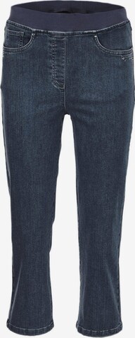 Goldner Jeans 'Louisa' in Blauw: voorkant