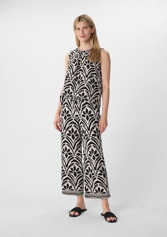 comma casual identity Wide leg Pants in Black: front