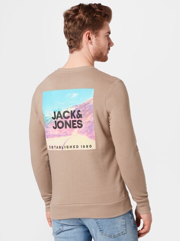 JACK & JONES Mikina 'You' – hnědá