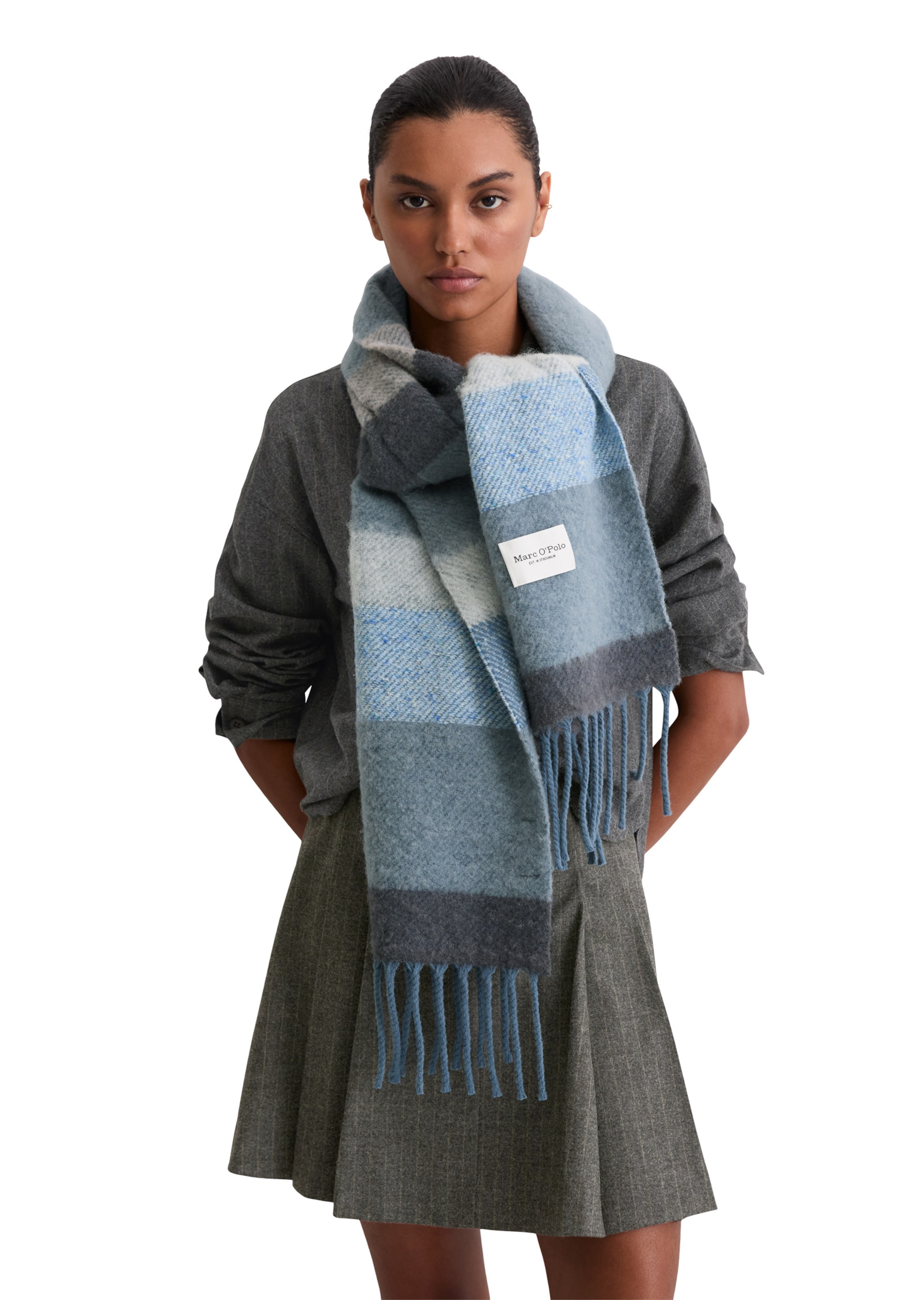 Marc O'Polo Sjaal in Blauw