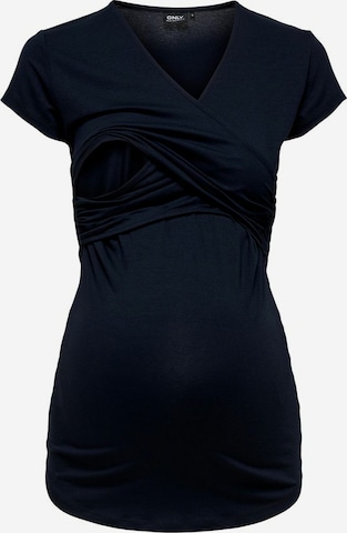 Only Maternity Top in Blauw