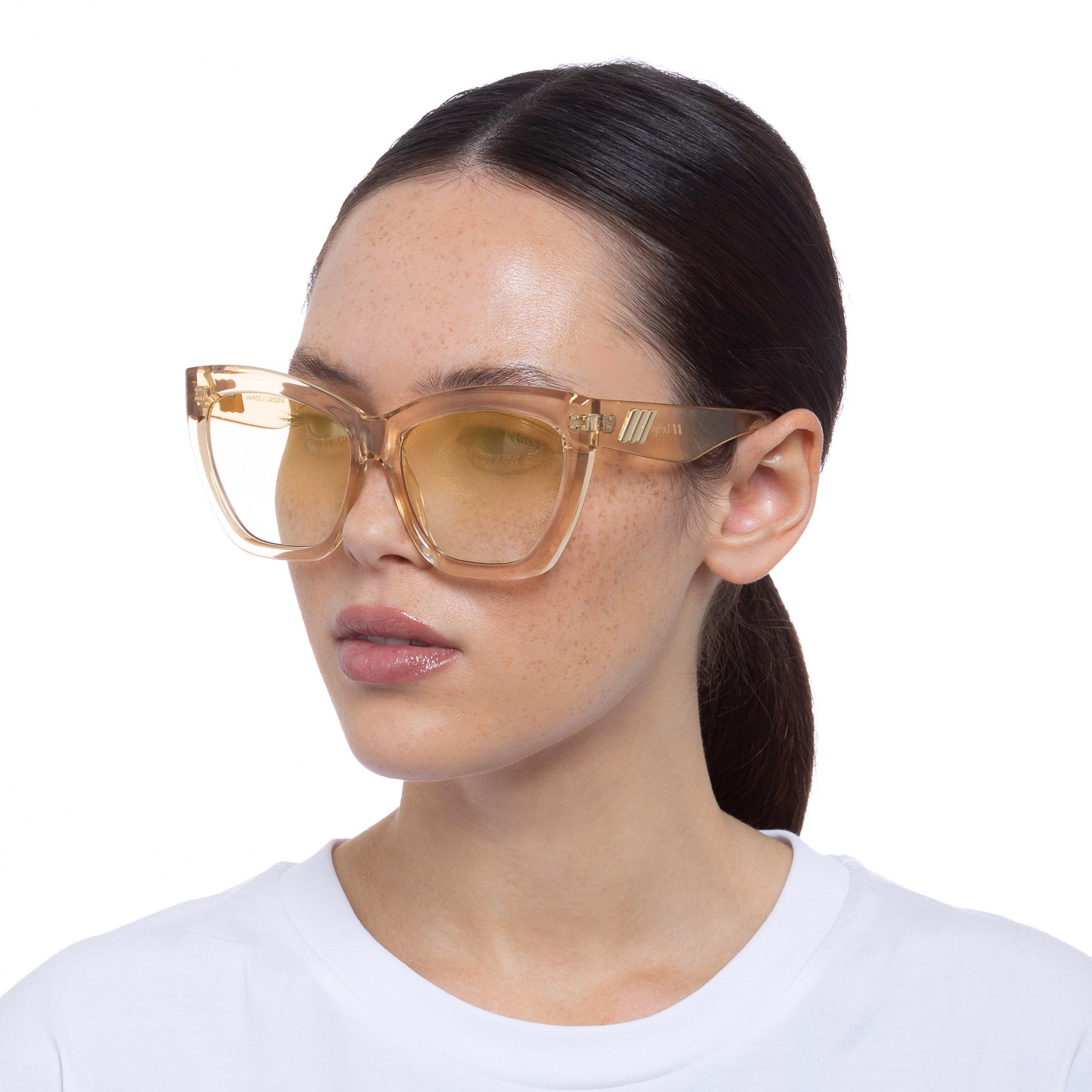 LE SPECS Sunglasses &#x27;Vamos&#x27; in Beige: front
