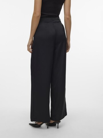 VERO MODA Wide Leg Bukser 'Lovie' i sort