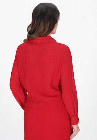 faina Blouse 'Festive' in Rood