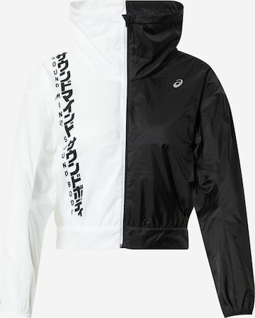 ASICS Athletic Jacket 'SMSB Run' in Black: front