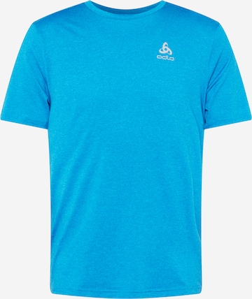 ODLO Λειτουργικό μπλουζάκι σε μπλε: μπροστά