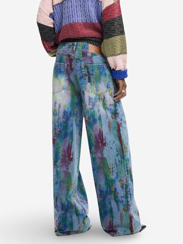 Desigual - Pierna ancha Vaquero 'BRUSH 26SWDDX3' en azul