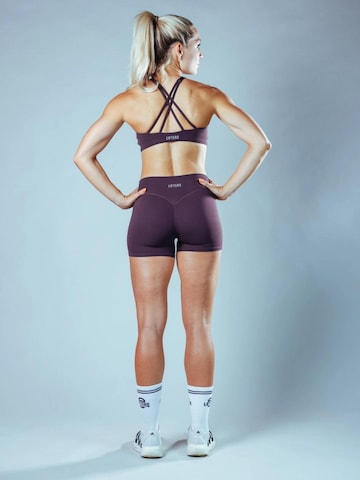 Lifters High neck Sport bh in Lila