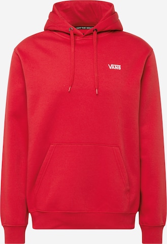 Sweat-shirt VANS en rouge : devant